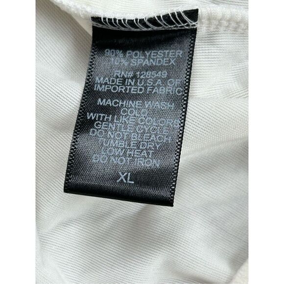 Aviator Nation Sweatshirt Classic Velvet Crew Neck Relaxed White Unisex Size XL - Picture 9 of 10